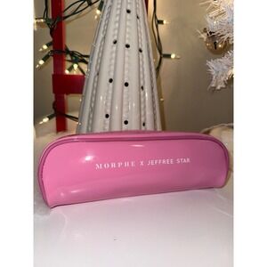 Morphe Jeffree Star Pink Patent Makeup Bag Cosmetic Organizer Pouch